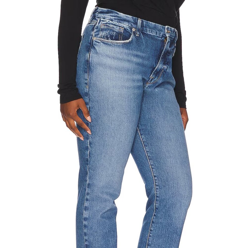 Good American Good Icon Natural Fray Hem size 10/30